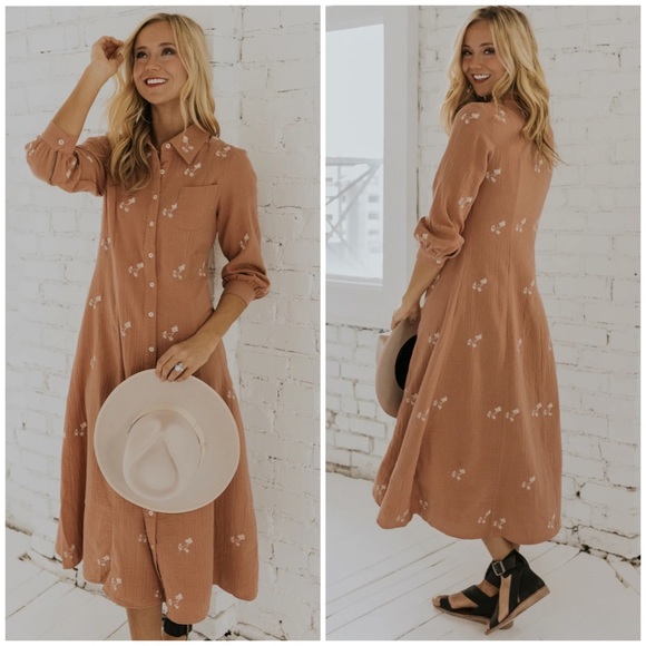 Roolee Dresses & Skirts - ROOLEE Capra Embroidered Dress